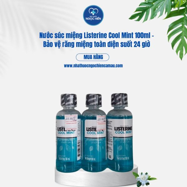 Nước súc miệng Listerine Cool Mint 250ml