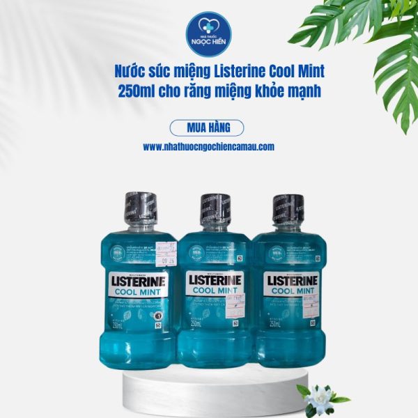 Nước súc miệng Listerine Cool Mint 250ml