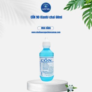CỒN 90 (Xanh) chai 60ml