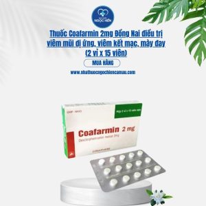 COAFARMIN 2MG (2 VỈ x 15 VIÊN) DONAIPHARM