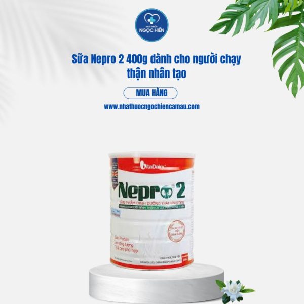 Sữa Nepro 2 400g dành cho người chạy thận nhân tạo