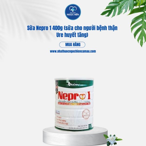 Sữa Nepro 1 400g (sữa cho người bệnh thận Ure huyết tăng)